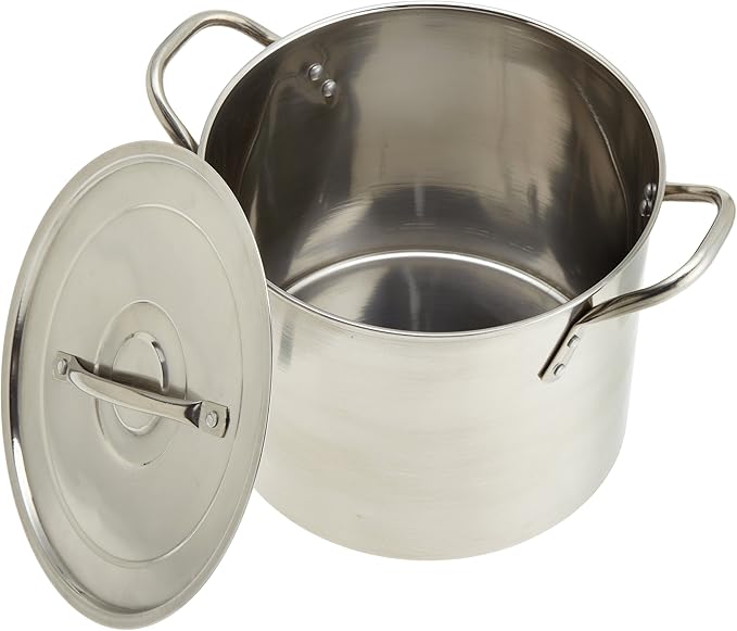 Star Crafts 4 Piece Stainless Steel Stock Pot Cookware Set Contains 4 Stockpots and 4 lids