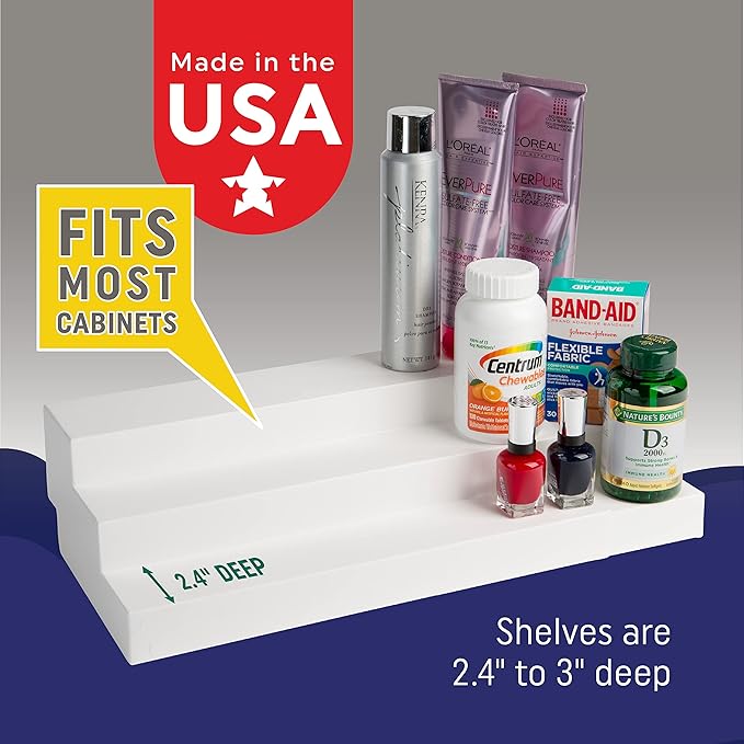 Dial Industries 3 Tier Adjustable Canned Goods Shelves for Kitchen Cabinet and Pantry Organization, Standard - Image 5