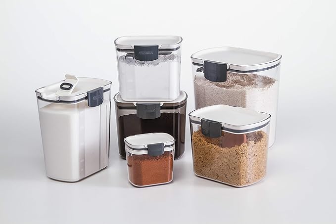 ProKeeper 1 Quart Airtight Powdered Sugar Storage Container – Grey,BPA-Free Plastic,(Pack of 12) - Image 8