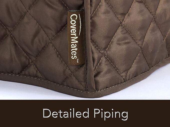 Covermates Keepsakes Stand Mixer Cover – Quilted Appliance Protector for Food Processors – Dust & Stain Resistant, Washable Slip‑On Design for Countertop Storage, Bronze