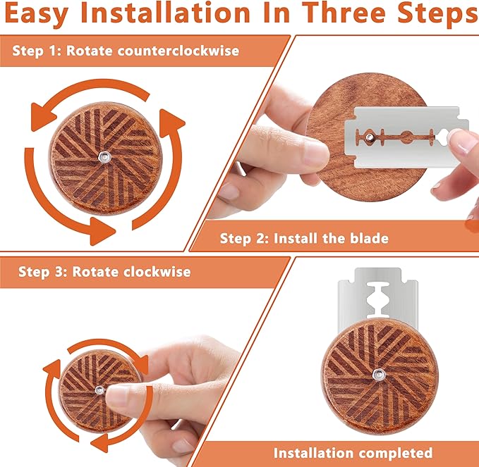 UFO Bread Lame Cutter for Homemade Sourdough,Bread Scorer Tool for Sourdough with 5 Blades and Storage Cover,Slashing Tool Bread Cutting Knife for Artisan Bread and Baguette Makers,Lines - Image 7
