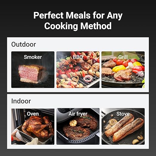 ThermoMaven Smart Bluetooth Wireless Meat Thermometer: Standalone Base, WiFi Unlimited Range, 6 Sensors with NIST Certified Accuracy, 4 Probes for Kitchen, BBQ, Grill, Oven, Smoker, Rotisserie - Image 7