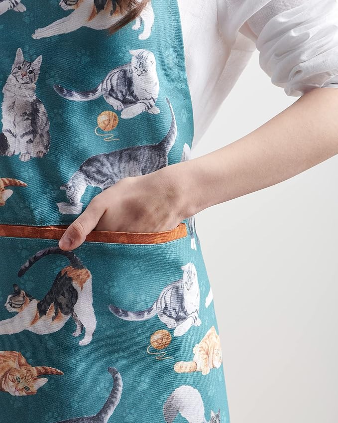 Maison d' Hermine 100% Cotton Apron for women with Pocket Kitchen Chef Apron for Men Cooking Mothers Day Gifts - Image 9