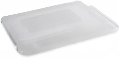 Nordic Ware Naturals Half Sheet Set - USA Made Aluminum Commercial Quality Sheet Pan for Baking or Roasting, Encapsulated Galvanized Steel Rim Prevents Warping, 2pk Half + Lid - Image 11