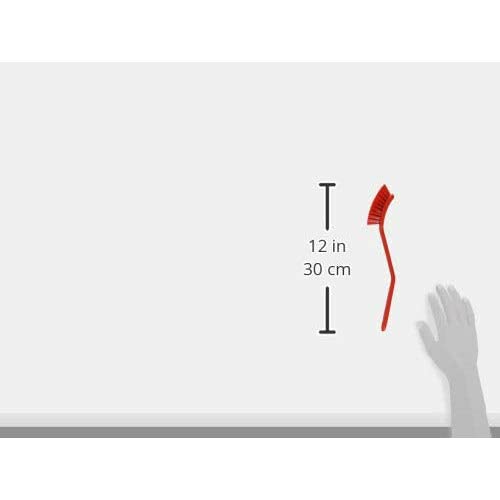 Vikan - Fine Dish Brush - Heavy-Duty, Narrow, Slip-Resistant Cleaning Brush, Polypropylene, Polyester Bristle, 11 Inch, Red, (42874) - Image 9