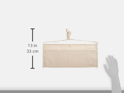 Custom Leathercraft Clc C6 Canvas Waist Apron Two Pocket, Unisex Adult, White, (Pack of 2)