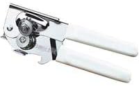Swing-A-Way Portable Can Opener, Features an Ergonimic Handle for Optimal Comfort, and Built-in Bottle Opener for a 2-in-1 Tool, Durable Cutting Wheel, White - Image 2