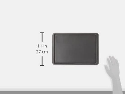 GoodCook Everyday Nonstick Baking Sheet Set, 3 Pack Includes Small (13×9) Medium (15×1) and Large (17×11) Pans Carbon Steel Construction Cookie Sheets Bakeware Set, Gray - Image 3