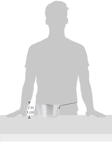 Winco Heavy-Duty Aluminum Tapered Sauce Pan, 3mm, 2.5 Quart - Image 3