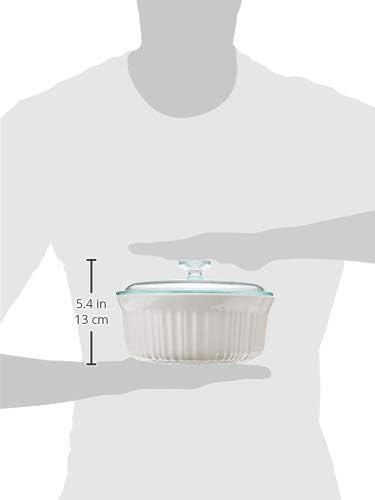 CorningWare French White 10-Pc Ceramic Bakeware Set with Lids Chip and Crack Resistant Stoneware Baking Dish, Microwave, Dishwasher, Oven, Freezer and Fridge Safe - Image 5