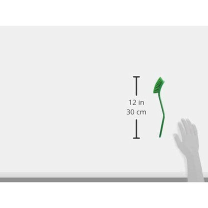 Vikan - Fine Dish Brush - Heavy-Duty, Narrow, Slip-Resistant Cleaning Brush, Polypropylene, Polyester Bristle, 11 Inch, Green, (42872) - Image 9