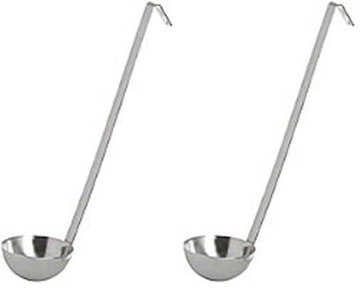 American Metalcraft L1104 Ladles, 3.25" Length x 3.25" Width, Silver (Pack of 2) by AmericanMetalcraftInc