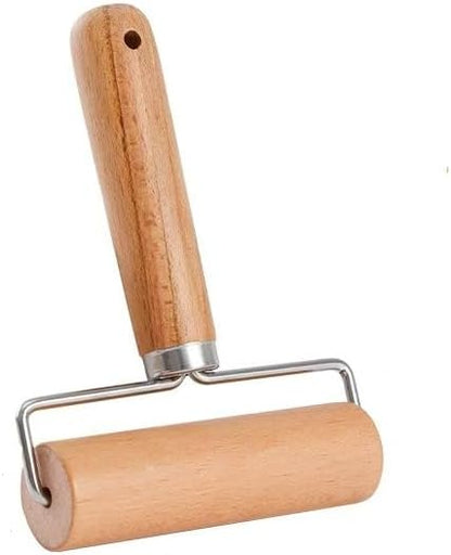 Small Rolling Pin, Wooden Dough Roller, Non-Stick Pizza Roller, Dough Baker Roller Set for Home Kitchen Baking Cooking. by Unknown