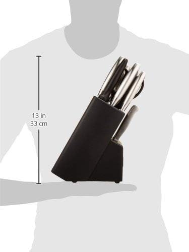 CUISINART Block Knife Set, 17pc Cutlery Knife Set with Steel Blades for Precise Cutting, Lightweight, Stainless Steel, Durable & Dishwasher Safe, C77SS-17P - Image 3