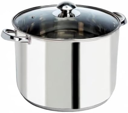 Ecolution Stainless Steel Stock Pot, Encapsulated Induction Ready Cooking Pot with Glass Lid, Oven Safe, Dishwasher Safe Soup Pot, 8-Quart - Image 9