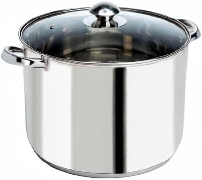 Ecolution Stainless Steel Stock Pot, Encapsulated Induction Ready Cooking Pot with Glass Lid, Oven Safe, Dishwasher Safe Soup Pot, 8-Quart - Image 9