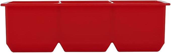 Houdini Large Cube Silicone Tray Ice Mold, 2 pack, RED, 5257595 - Image 4