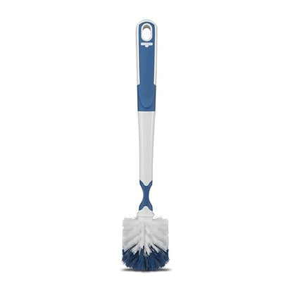 Unger 16” Flexible Glass and Bottle Scrub Brush, Extra-Long, Non-Scratch Cleaning Scrubber for Water Bottles, Travel and Coffee Mugs, Pitchers, Vases, Decanters, Glassware by Unger