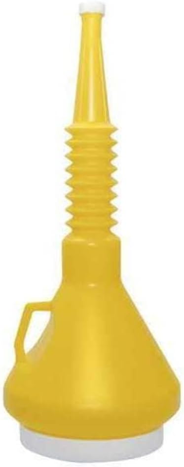 WirthCo 32135 Funnel King Yellow Double Capped Funnel - 1-1/2 Quart Capacity by Wirthco+Engineering%2C+Inc.