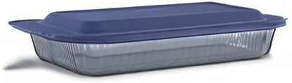 Pyrex Colors Tinted (9x13) Glass Baking Dish with BPA-Free Lid, Oblong Bakeware Glass Pan For Casserole & Lasagna, Dishwasher, Freezer, Microwave and Pre-Heated Oven Safe, Smoke - Image 7