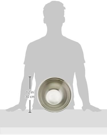 Winco 5 Quart Heavy-Duty Stainless Steel Mixing Bowl, Deep - Image 2