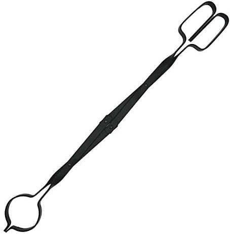 Rocky Mountain Goods Firewood Tongs - (Pack of 2) - Reinforced Wrought Iron for Extra Strength - 26” - Grabber for up to 12” Thick Logs - Log - Rust Resistant Finish for Indoor/Outdoor Use - Image 2