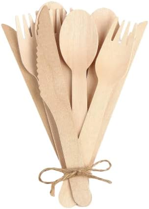 150Pack Compostable Spoons - Alternative to Plastic Spoon & Bamboo Spoons, Eco Friendly, Biodegradable, Compostable Tableware Set - 100% Disposable Flatware for Lounge Party Wedding BBQ Picnic Camping - Image 9