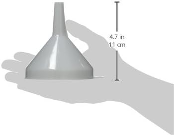 Winco 8oz Funnel, Plastic, 4-1/4" - Image 2