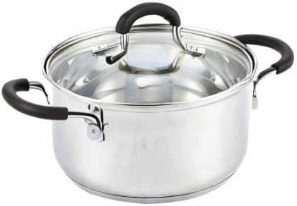 Cook N Home Stainless Steel Stock Pot with Lid 3 Quart, Cooking Sauce Pot Casserole Pan Saucier, Induction Compatible, Dishwasher Safe With Stay-Cool Handles, Silver - Image 8