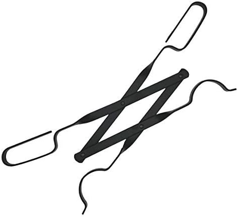 Rocky Mountain Goods Firewood Tongs - (Pack of 2) - Reinforced Wrought Iron for Extra Strength - 26” - Grabber for up to 12” Thick Logs - Log - Rust Resistant Finish for Indoor/Outdoor Use - Image 3