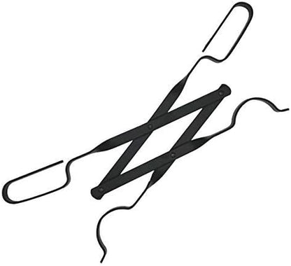 Rocky Mountain Goods Firewood Tongs - (Pack of 2) - Reinforced Wrought Iron for Extra Strength - 26” - Grabber for up to 12” Thick Logs - Log - Rust Resistant Finish for Indoor/Outdoor Use - Image 3