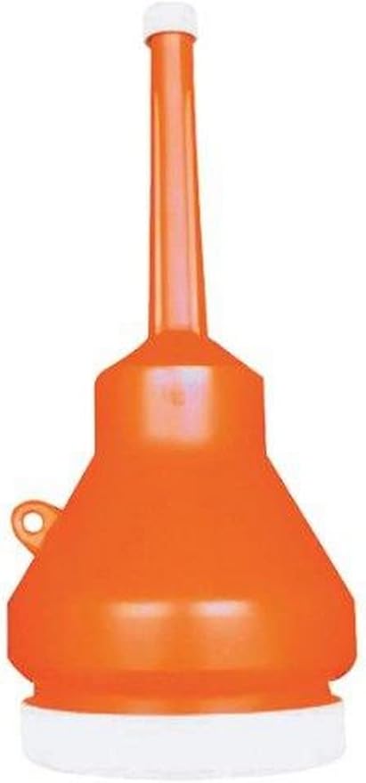 WirthCo - B-692B 32105 Funnel King Orange Capped Funnel - 1 Pint Capacity