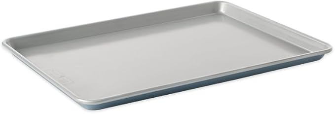 Nordic Ware Brilliant™ Colorful Bakeware 18 x 13 Half Sheet Pan, Nonstick made without PFAS or PTFE for safe cooking; Reinforced steel rim prevents warping by NordicWare
