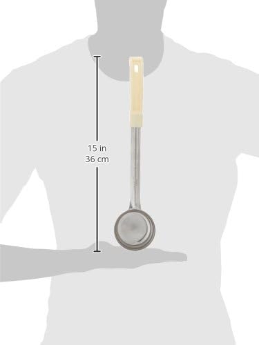 Winco Solid Food Portioner, 3-Ounce, Medium, Stainless Steel, Ivory - Image 2