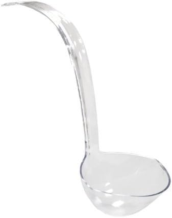 Lot of 2 Clear Plastic Punch Bowl Ladles 5 oz
