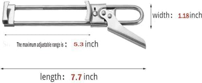 zengxiaoyun Master Jar & Bottle Opener, Adjustable Multifunctional Stainless Steel Can Opener Jar Lid Gripper, Manual,Kitchen Accessories（3Pcs） - Image 6