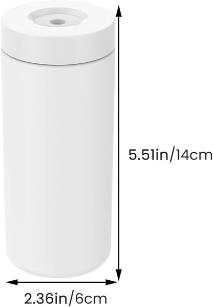 Dish Soap Dish Dispenser, Silicone Squeeze Washing Up Liquid and Hand Soap Refillable Bottles, 240ml Refillable Dishwashing Liquid Dispensing(Color:White)