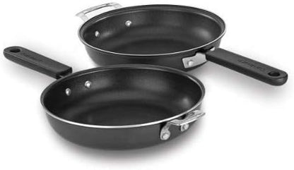 Cuisinart FP2-24BK 10-inch Nonstick Set Frittata Non-Stick Sauce Pan, Black/Stainless Steel