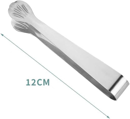 Serving Tongs Kitchen Tongs,Buffet Tongs, Stainless Steel Food Tong Serving Tong,small tongs12 Pack (5 Inch(12 pack)) - Image 2