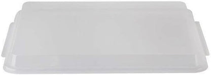 TrueCraftware- Full Size Polypropylene Sheet Pan Cover Clear Color Set of 2- Sheet Pan Cover for Baking Tray Baking Pans for Cookies and Cakes Perfect for Home Bakery and Restaurants