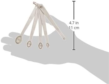 New Star Foodservice 42924 Stainless Steel Measuring Spoons Set, Mini - Image 3