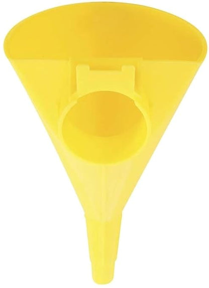 Eagle Plastic Funnel for Type I Metal Safety Cans, 5"x 7"x 12", Made of Chemically Resistant High-Density Polyethylene, Yellow, Made in the USA, F15FUN - Image 9