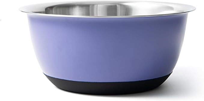 Fox Run Stainless Steel Mixing Bowl, Purple, 4.25 Quart by foxrunbrands