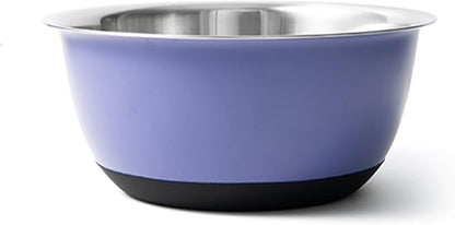 Fox Run Stainless Steel Mixing Bowl, Purple, 4.25 Quart by foxrunbrands