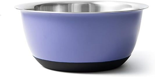 Fox Run Stainless Steel Mixing Bowl, Purple, 4.25 Quart by foxrunbrands
