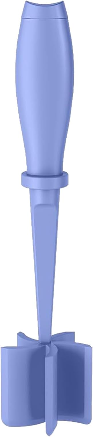 Meat Chopper, 5 Curve Blades Ground Beef Masher, Heat Resistant Meat Masher Tool for Hamburger Meat, Ground Beef, Turkey and More, Nylon Hamburger Chopper Utensil Non-scratch Utensils-Purple by TMEDW