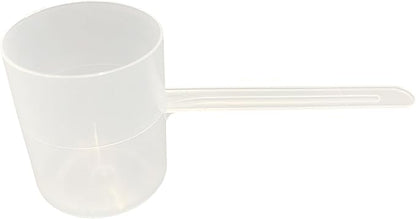 82 mL (82 CC | 2.77 Oz.) Long Handle Plastic Measuring Scoop for Coffee, Protein Powder, Pet Food, Spices, Grains, Dry Goods – Food-Grade BPA-Free (Pack of 5) by Supplement+and+Supply