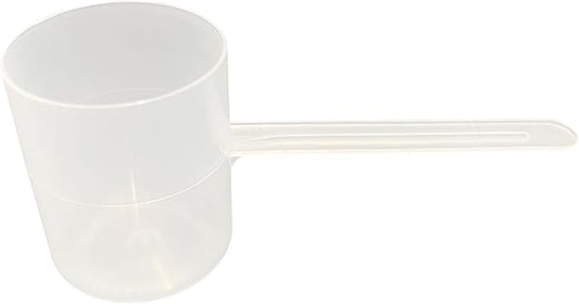 82 mL (82 CC | 2.77 Oz.) Long Handle Plastic Measuring Scoop for Coffee, Protein Powder, Pet Food, Spices, Grains, Dry Goods – Food-Grade BPA-Free (Pack of 1) by Supplement+and+Supply