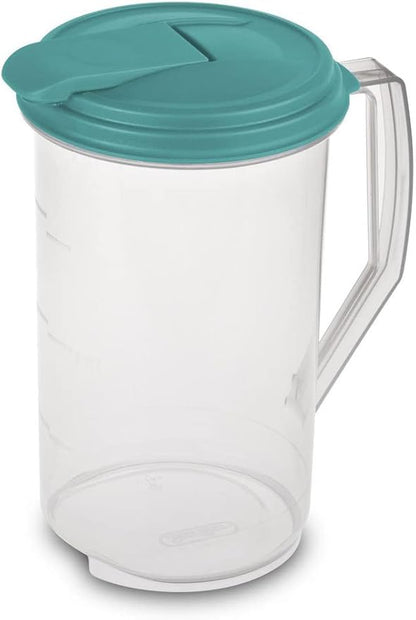 STERILITE 04860906 Beverage Pitcher, Round, BPA-Free Plastic, 2-Qts. - Quantity 1 by Sterilite