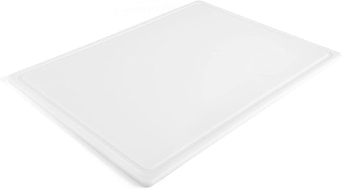 FARBERWARE Extra-Large Plastic Cutting Board, 15x20 Inch Dishwasher-Safe Chopping Board with Juice Groove, Non-Slip Surface, Durable, White - Image 8